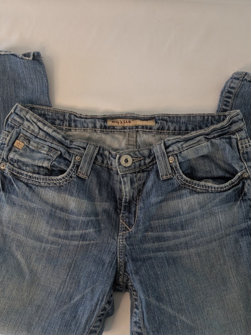 Big Star Capri Blue Denim Jeans Size 31